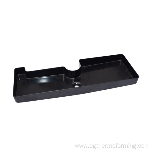 Large thick vacuum forming plastic display processing